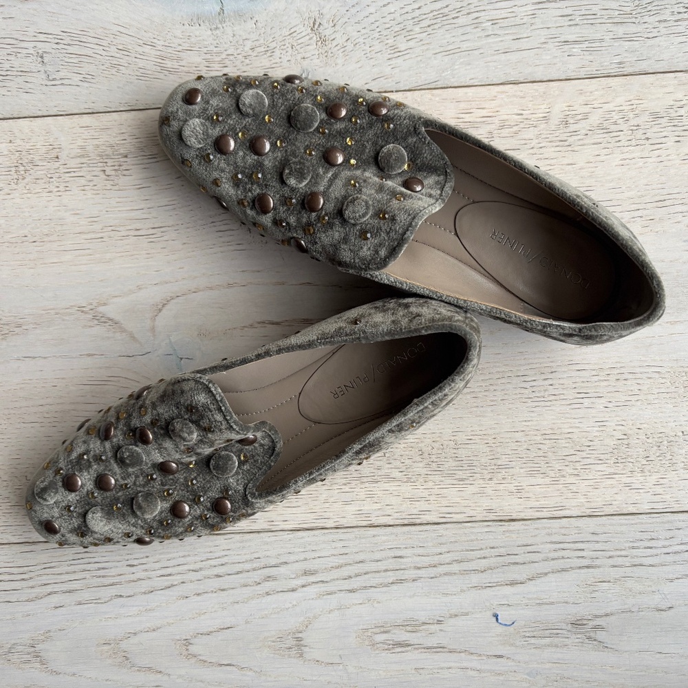 Donald Pliner Velvet shoes
